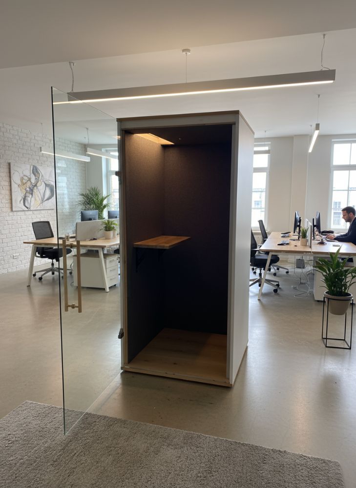 Centro One – kompaktowa budka akustyczna do pracy indywidualnej w biurze